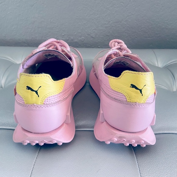 Puma Future Rider X Chinatown Market Pink Sneakers - Picture 9 of 11